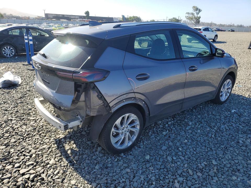 2022 Chevrolet Bolt VIN 1G1FY6S01N4124130 COPART salvage auction — REAR END, Ca - Salvage Certificate, sold $7,700 on 2026-07-02 (photo 3)