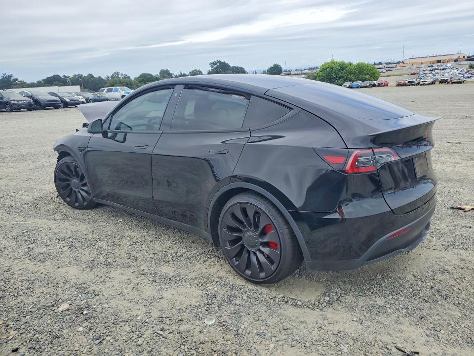 2022 Tesla Model y VIN 7SAYGDEF8NF407708 COPART salvage auction — FRONT END, CA - SALVAGE CERTIFICATE, sold $6,000 on 2026-07-23 (photo 2)