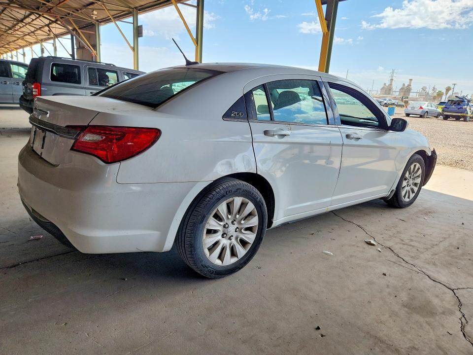 2012 Chrysler 200 VIN 1C3CCBAB9CN256715 COPART salvage auction — FRONT END, Az - Certificate Of Title, sold $475 on 2026-07-20 (photo 3)