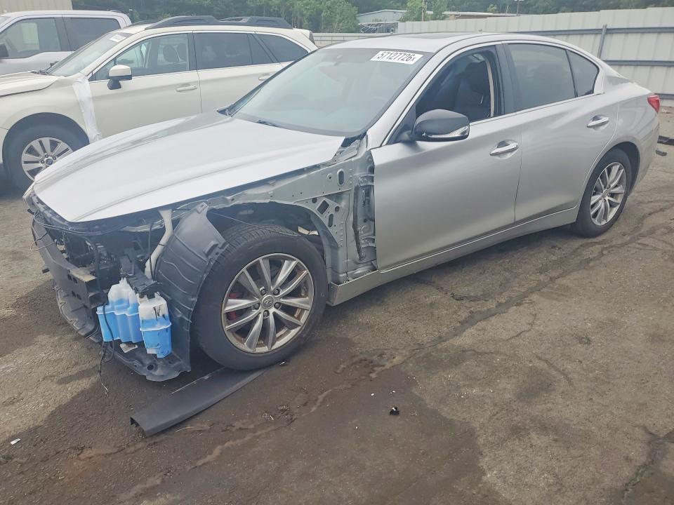 2017 Infiniti VIN JN1EV7AR8HM832450 COPART salvage auction — FRONT END, Wv - Salvage Certificate, sold $3,600 on 2026-07-30 (photo 1)