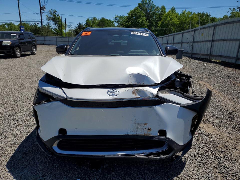 2023 Toyota Bz4x VIN JTMABABA7PA001337 COPART salvage auction — FRONT END, Nj - Cert Of Title-Salvage, sold $10,900 on 2026-07-07 (photo 5)