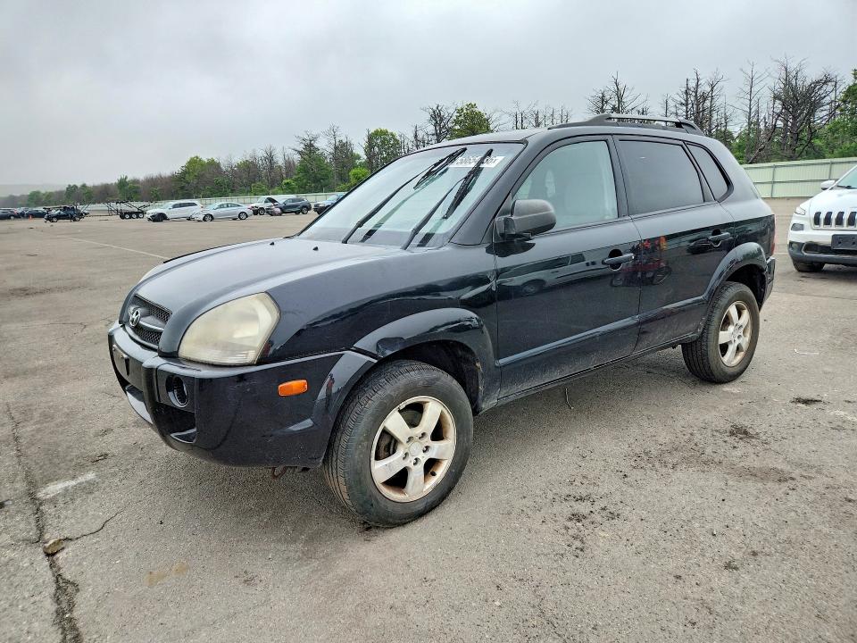 2008 Hyundai Tucson VIN KM8JM12B98U731605 COPART salvage auction — REAR END, NY - CERTIFICATE OF TITLE, sold $700 on 2026-07-29 (photo 1)