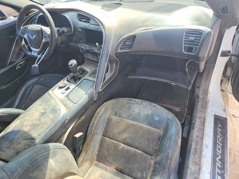 2015 Chevrolet Corvette VIN 1G1YM2D72F5120249 COPART salvage auction — MECHANICAL, Tx - Certificate Of Title, sold $18,100 on 2026-07-30 (photo 8)
