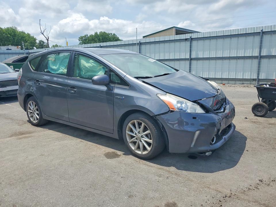 2012 Toyota Prius VIN JTDZN3EU2C3152032 COPART salvage auction — FRONT END, NJ - CERT OF TITLE-SALVAGE, sold $1,600 on 2026-07-30 (photo 4)