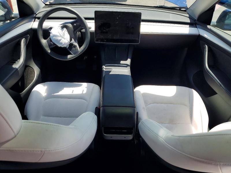2024 Tesla Model y VIN 7SAYGDED8RF153681 COPART salvage auction — FRONT END, Salvage Title, sold $14,300 on 2026-07-22 (photo 8)