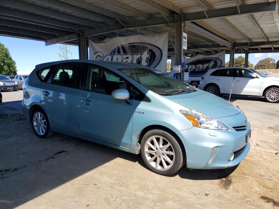 2014 Toyota Prius VIN JTDZN3EU8EJ006569 COPART salvage auction — SIDE, Ca - Salvage Certificate, sold $3,250 on 2026-07-02 (photo 4)