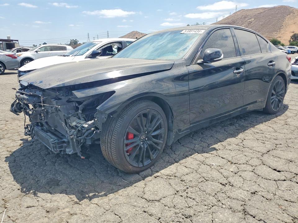 2021 Infiniti Q50 VIN JN1FV7DP0MM850191 — COPART salvage auction photo