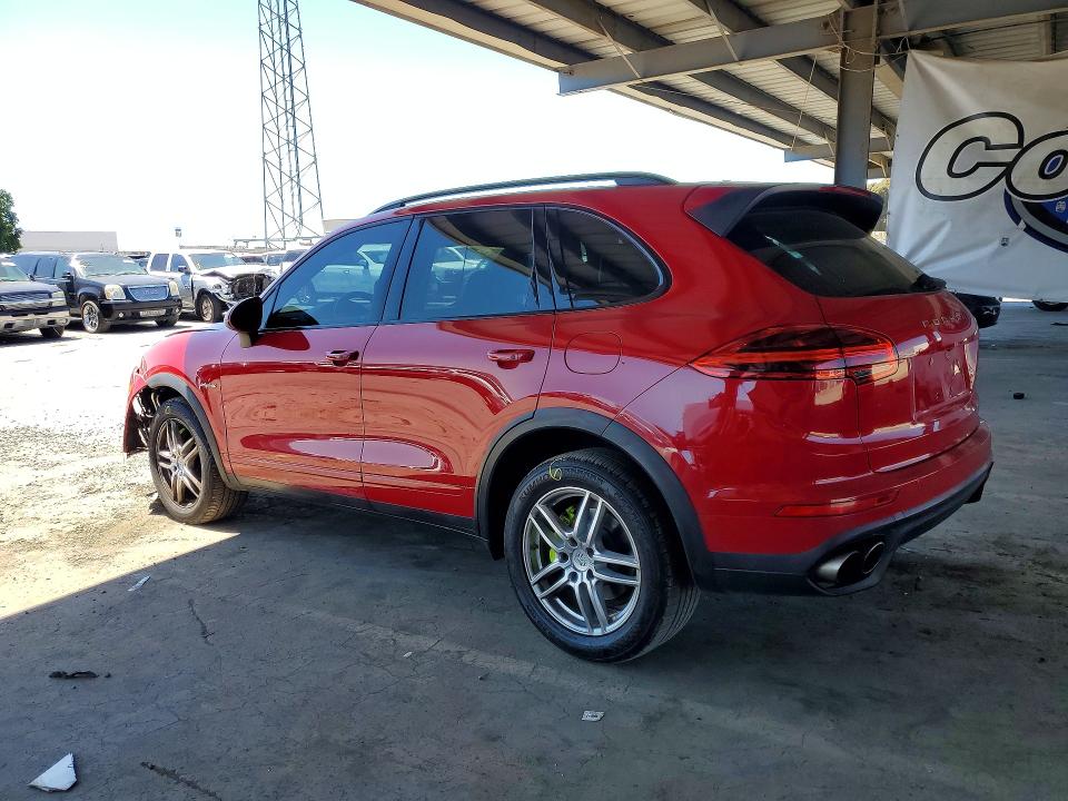 2015 Porsche Cayenne VIN WP1AE2A27FLA51504 COPART salvage auction — FRONT END, Ca - Salvage Certificate, sold $5,100 on 2026-07-07 (photo 2)