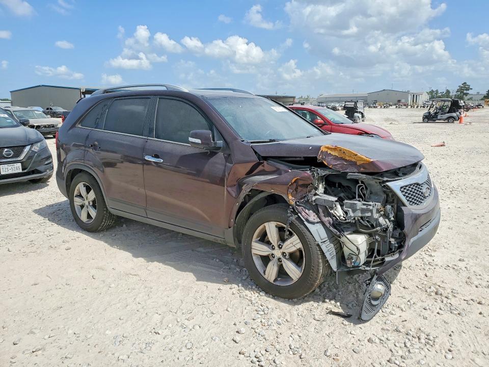 2012 Kia Sorento VIN 5XYKU4A24CG205646 COPART salvage auction — FRONT END, Tx - Certificate Of Title, sold $600 on 2026-07-07 (photo 4)