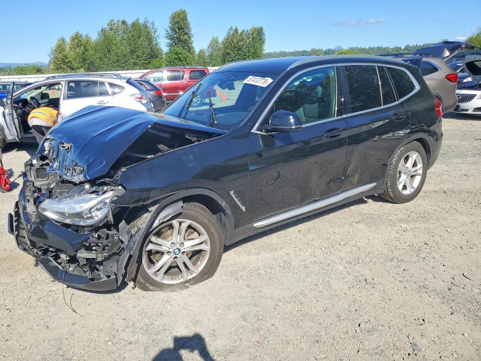2020 BMW VIN 5UXTY3C09L9B70409 COPART salvage auction — FRONT END, Wa - Bill Of Sale, sold $3,750 on 2026-07-27 (photo 1)