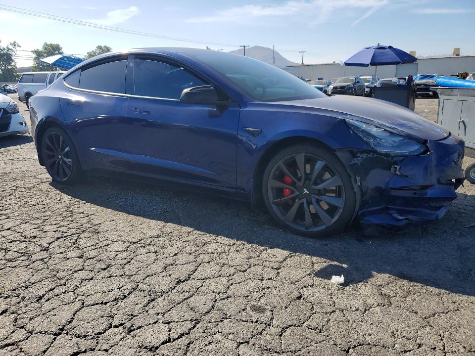 2020 Tesla Model 3 VIN 5YJ3E1EC8LF641202 COPART salvage auction — FRONT END, Ca - Salvage Certificate, sold $7,700 on 2026-07-30 (photo 4)