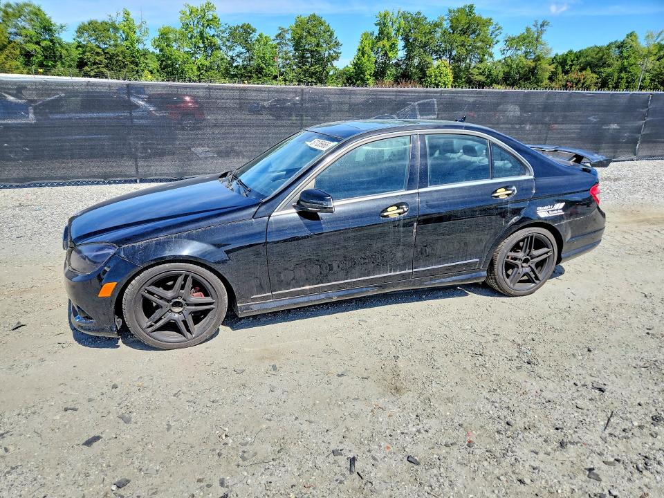 2010 Mercedes-benz C-klasse VIN WDDGF8BBXAF467375 COPART salvage auction — FRONT END, Sc - Cert Of Title-Salvage, sold $675 on 2026-08-10 (photo 1)