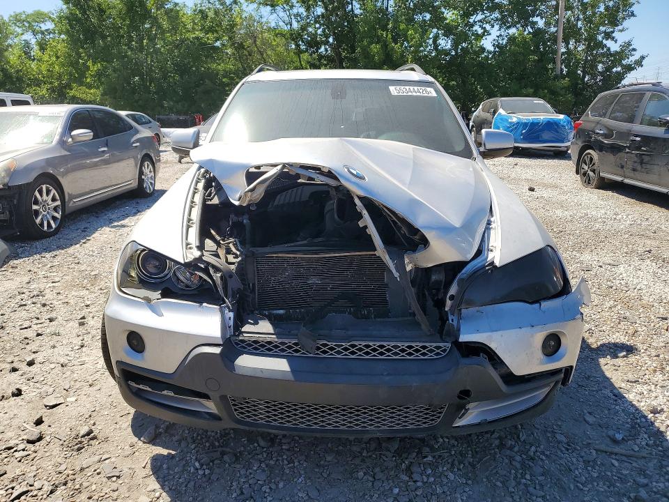 2008 BMW X5 VIN 5UXFE83518L166585 COPART salvage auction — FRONT END, Md - Cert Of Salvage > 75% Damage, sold $125 on 2026-07-21 (photo 5)