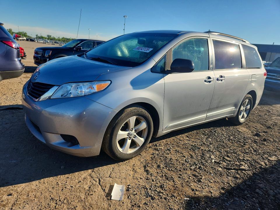 2014 Toyota Sienna VIN 5TDKK3DC6ES434064 COPART salvage auction — SIDE, Mi - Certificate Of Title, sold $350 on 2026-07-21 (photo 1)