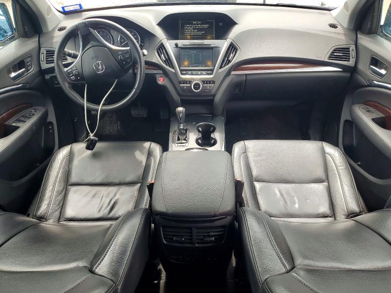 2014 Acura Mdx VIN 5FRYD3H40EB020191 COPART salvage auction — FRONT END, Tx - Salvage Vehicle Title, sold $3,500 on 2026-07-10 (photo 8)