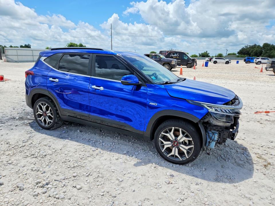 2021 Kia VIN KNDETCA28M7090249 COPART salvage auction — FRONT END, TX - SALVAGE VEHICLE TITLE (P), sold $225 on 2026-07-23 (photo 4)