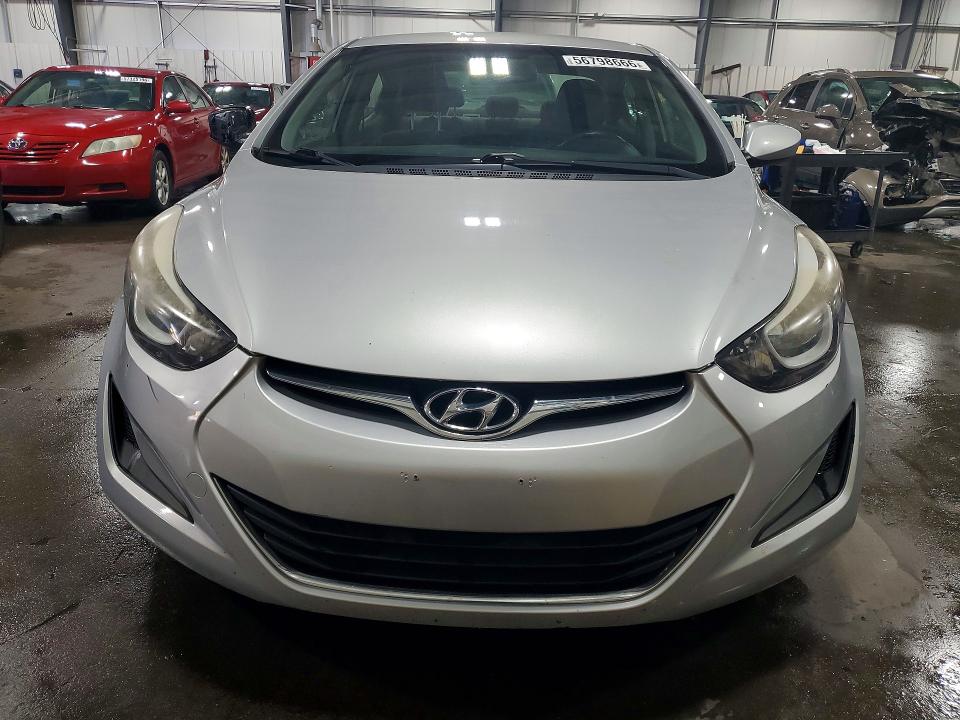 2014 Hyundai VIN KMHDH4AE9EU087047 COPART salvage auction — VANDALISM, Mn - Cert Of Title-Prior Salvage, sold $375 on 2026-07-21 (photo 5)