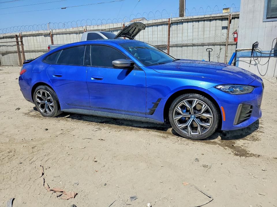 2024 BMW I4 VIN WBY33AW03RFR75330 COPART salvage auction — REAR END, Ca - Salvage Certificate, sold $20,100 on 2026-07-27 (photo 4)