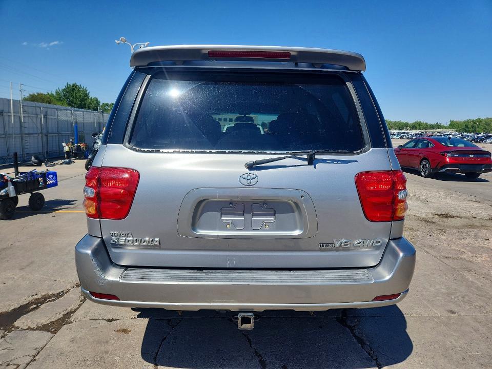 2001 Toyota Sequoia VIN 5TDBT48A11S023516 COPART salvage auction — UNDERCARRIAGE, Co - Salvage Title, sold $1,800 on 2026-07-27 (photo 6)
