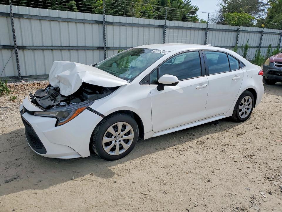 2022 Toyota Corolla VIN 5YFEPMAE5NP372546 COPART salvage auction — FRONT END, PA - CERTIFICATE OF SALVAGE, sold $6,700 on 2026-07-07 (photo 1)