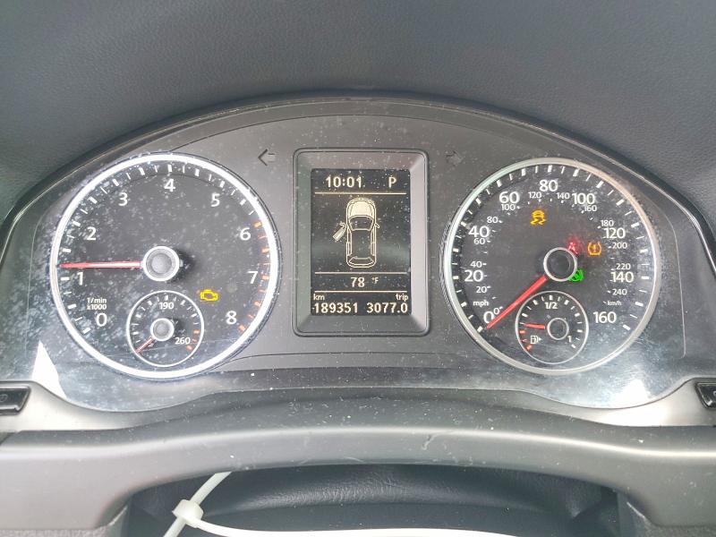2016 Volkswagen Tiguan VIN WVGAV7AX7GW052447 COPART salvage auction — FRONT END, Tx - Salvage Vehicle Title, sold $2,000 on 2026-07-14 (photo 9)