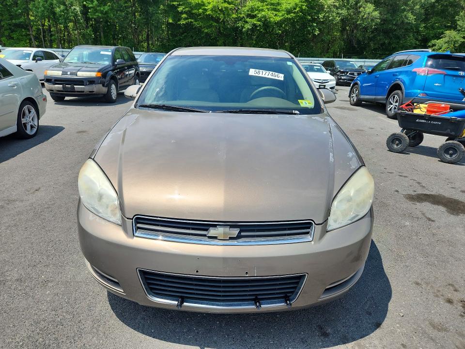 2007 Chevrolet Impala VIN 2G1WB58K179313073 COPART salvage auction — REAR END, NJ - CERT OF TITLE-SALVAGE (P), sold $500 on 2026-07-02 (photo 5)