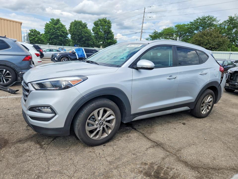 2017 Hyundai Tucson VIN KM8J33A45HU368298 COPART salvage auction — REAR END, Oh - Cert Of Title-Salvage, sold $1,700 on 2026-07-15 (photo 1)