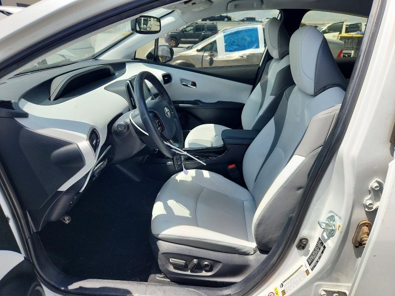 2021 Toyota Prius VIN JTDKAMFP1M3189263 COPART salvage auction — FRONT END, Tx - Certificate Of Title, sold $9,600 on 2026-08-18 (photo 7)