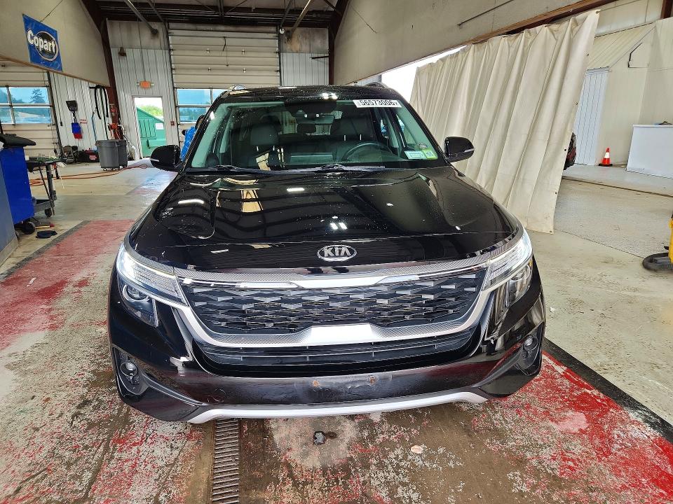 2021 Kia Seltos VIN KNDERCAA2M7197433 COPART salvage auction — REAR END, Ny - Mv-907A Salvage Certificate, sold $6,500 on 2026-07-06 (photo 5)