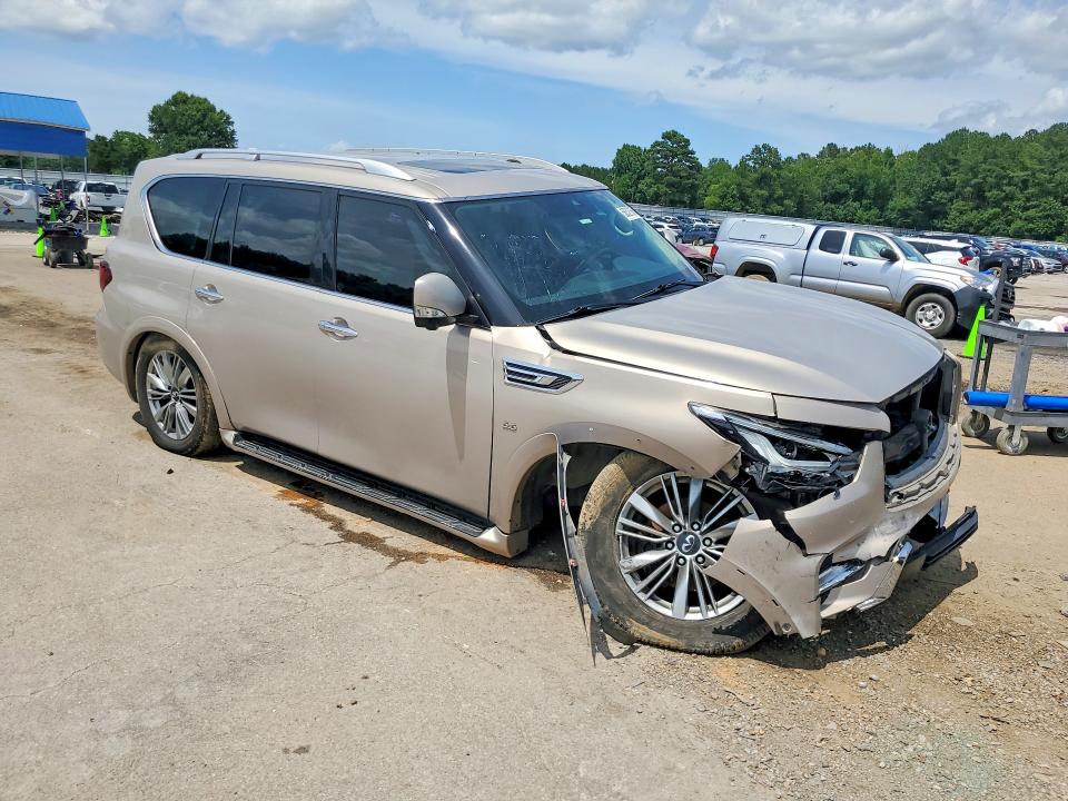 2018 Infiniti VIN JN8AZ2NFXJ9663175 COPART salvage auction — FRONT END, La - Certificate Of Title, sold $6,100 on 2026-07-31 (photo 4)