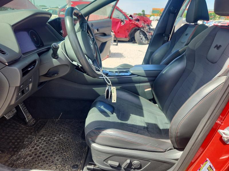 2021 Hyundai VIN 5NPEK4JC2MH105535 COPART salvage auction — FRONT END, Oh - Cert Of Title-Salvage, sold $6,100 on 2026-07-31 (photo 8)