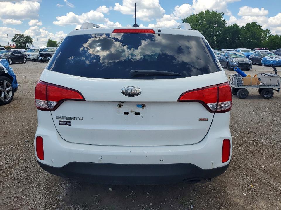 2014 Kia VIN 5XYKTCA6XEG441530 COPART salvage auction — MINOR DENT/SCRATCHES, Ia - Certificate Of Title, sold $600 on 2026-07-17 (photo 6)