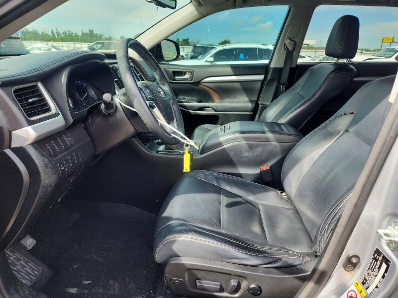 2015 Toyota Highlander VIN 5TDJKRFH4FS218545 COPART salvage auction — FRONT END, Il - Salvage Certificate, sold $7,500 on 2026-07-15 (photo 7)
