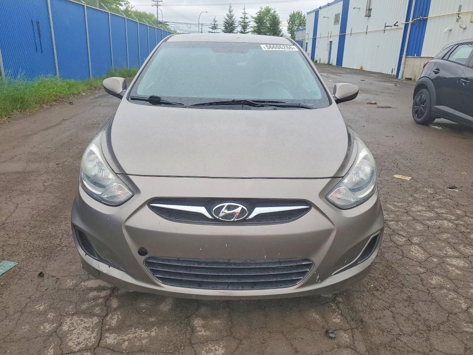 2012 Hyundai Accent VIN KMHCT5AE2CU032193 COPART salvage auction — REAR END, Ns - Cert Of Registration, sold $800 on 2026-07-16 (photo 5)