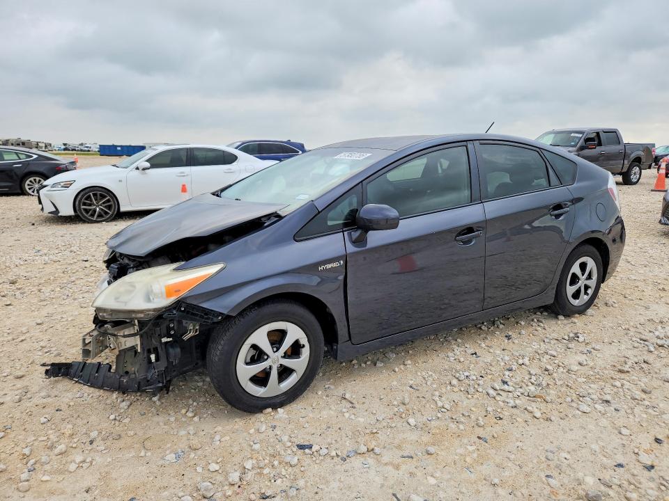 2012 Toyota Prius VIN JTDKN3DUXC1559059 COPART salvage auction — FRONT END, TX - SALVAGE VEHICLE TITLE, sold $600 on 2026-07-23 (photo 1)