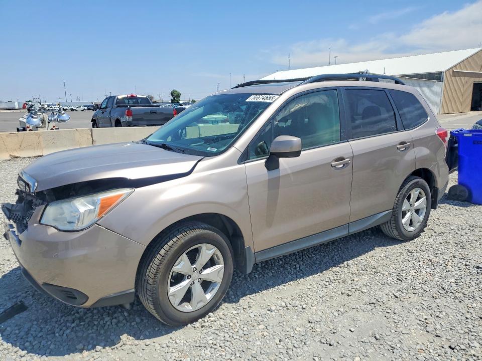 2014 Subaru Forester VIN JF2SJAEC7EH456960 COPART salvage auction — FRONT END, Co - Public - Salvage Title, sold $1,200 on 2026-07-09 (photo 1)