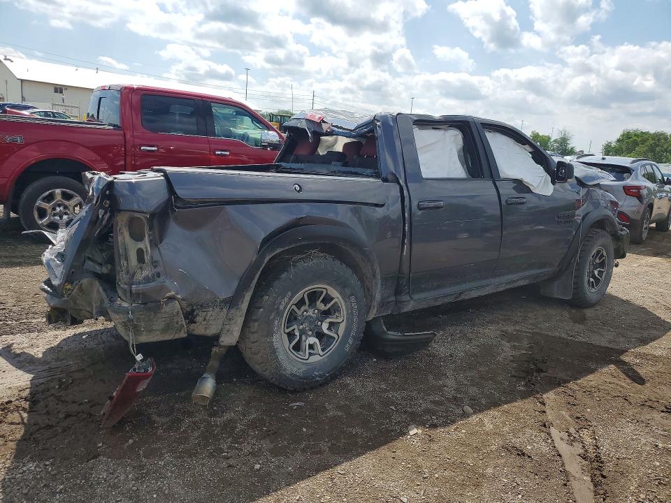2017 Ram 1500 VIN 1C6RR7YT0HS810806 COPART salvage auction — ROLLOVER, Ia - Cert Of Title-Salvage Title, sold $2,050 on 2026-07-31 (photo 3)