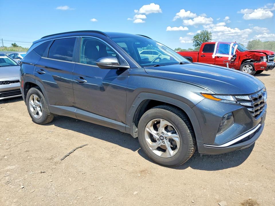 2022 Hyundai Tucson VIN 5NMJBCAEXNH039972 COPART salvage auction — HAIL, Oh - Cert Of Title-Salvage, sold $8,300 on 2026-07-02 (photo 4)