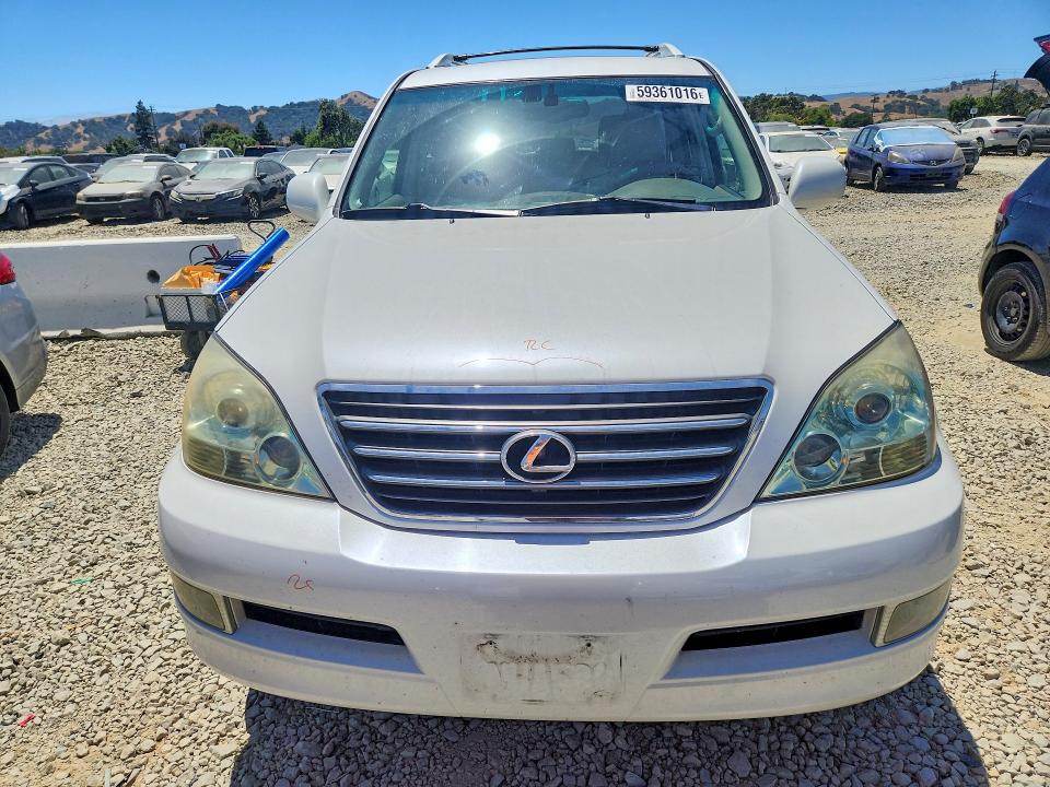 2005 Lexus Gx VIN JTJBT20X050088349 COPART salvage auction — REAR END, CA - SALVAGE CERTIFICATE, sold $5,200 on 2026-07-28 (photo 5)