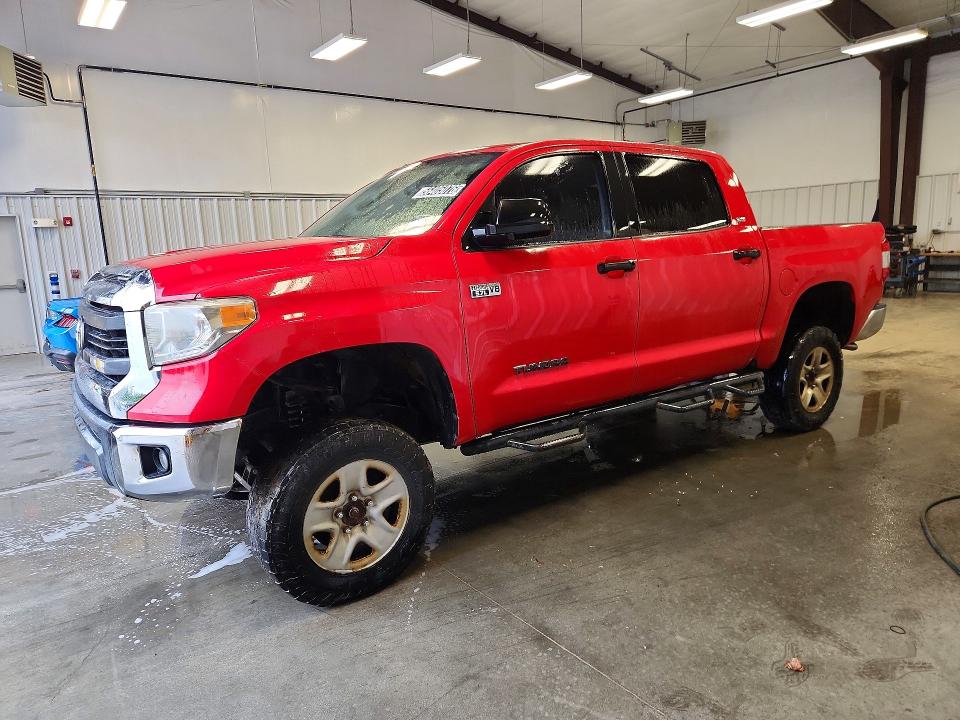 2014 Toyota Tundra VIN 5TFDW5F12EX377943 COPART salvage auction — MECHANICAL, Tx - Certificate Of Title, sold $7,300 on 2026-07-07 (photo 1)