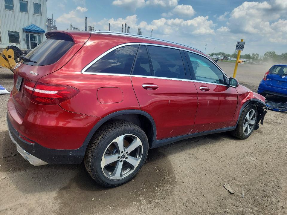 2017 Mercedes-benz Glc VIN WDC0G4KB9HF221407 COPART salvage auction — FRONT END, Qc - Gravement Accidente, sold $4,500 on 2026-07-07 (photo 3)