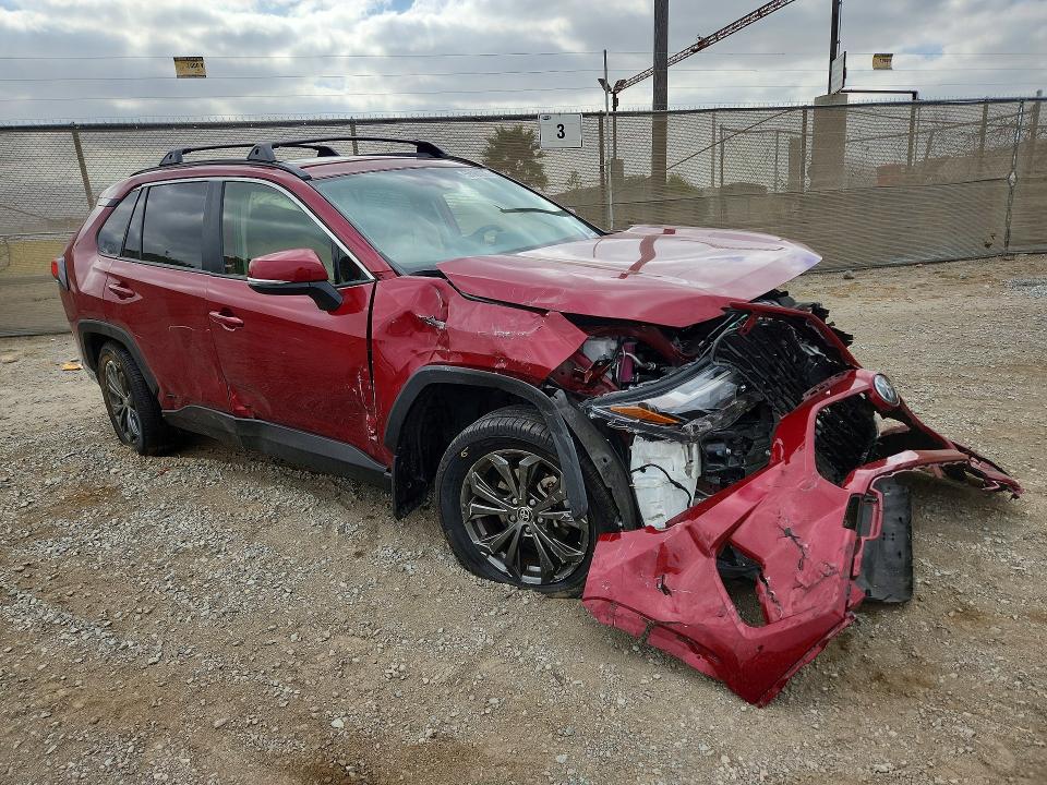 2025 Toyota Rav 4 VIN JTMB6RFV9SD168391 COPART salvage auction — FRONT END, Ca - Salvage Certificate, sold $7,200 on 2026-07-28 (photo 4)