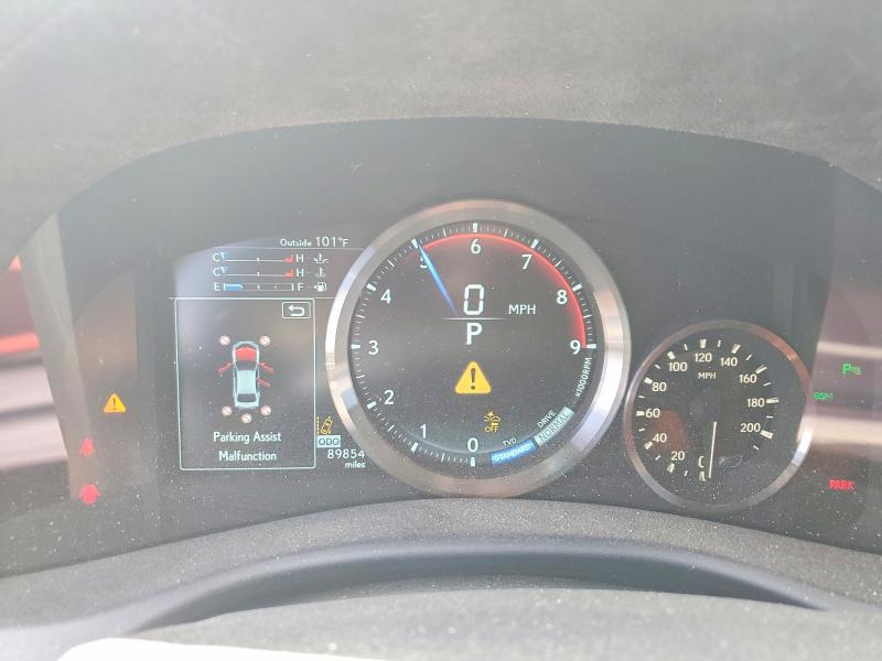 2016 Lexus Gs VIN JTHBP1BL3GA001227 COPART salvage auction — SIDE, Tx - Salvage Vehicle Title, sold $30,500 on 2026-09-03 (photo 9)