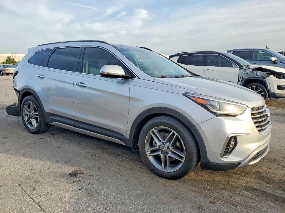 2017 Hyundai Santa fe VIN KM8SR4HF1HU209360 COPART salvage auction — REAR END, Fl - Cert Of Title Slvg Rebuildable, sold $3,250 on 2026-07-14 (photo 4)