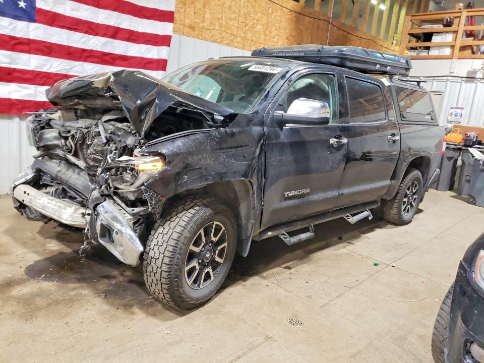 2018 Toyota Tundra VIN 5TFHY5F19JX742298 COPART salvage auction — FRONT END, Ak - Bill Of Sale- Salvage, sold $2,200 on 2026-07-07 (photo 1)