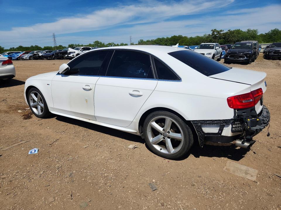 2014 Audi A4 VIN WAUFFAFL3EA081915 COPART salvage auction — REAR END, IL - SALVAGE CERTIFICATE, sold $2,950 on 2026-07-08 (photo 2)