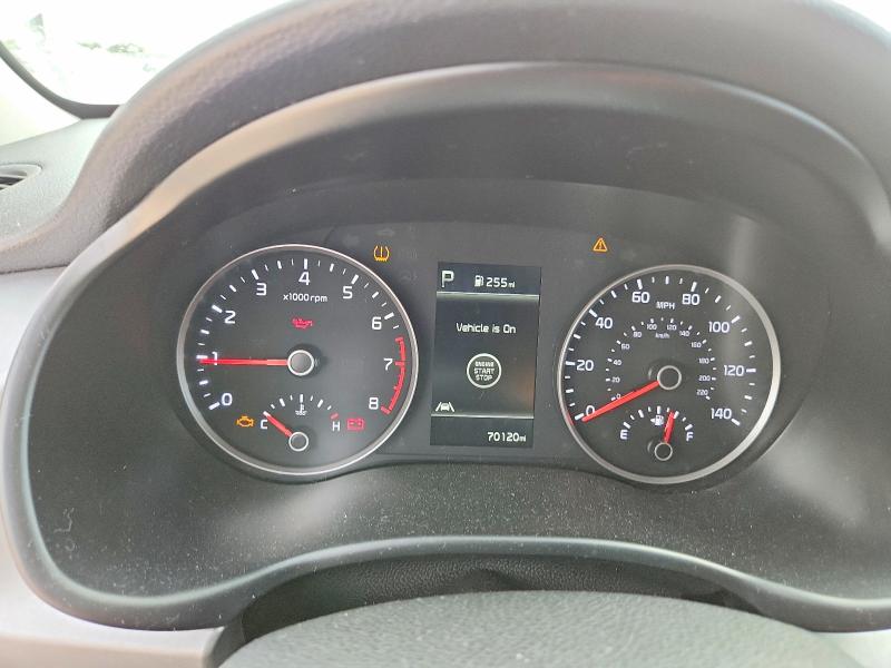 2022 Kia Rio VIN 3KPA25AD1NE496146 COPART salvage auction — FRONT END, Tx - Salvage Vehicle Title, sold $950 on 2026-07-02 (photo 9)