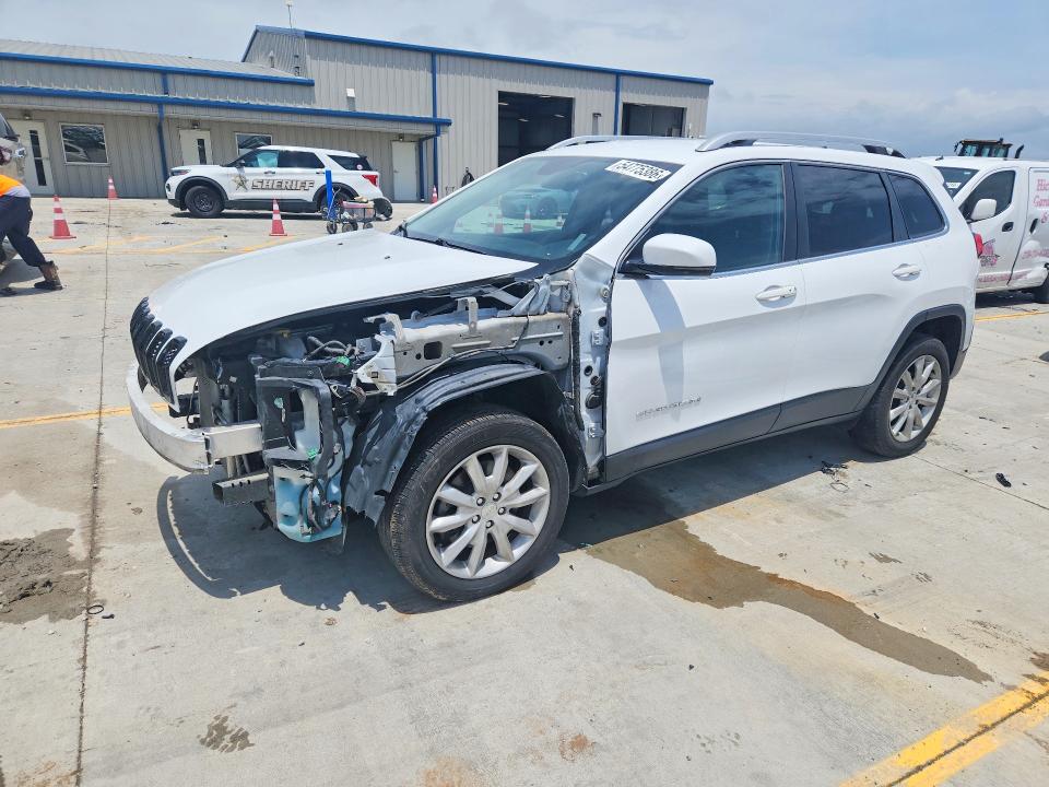 2017 Jeep Cherokee VIN 1C4PJLDB7HD231913 COPART salvage auction — FRONT END, KY - CERT OF TITLE-SALVAGE, sold $2,200 on 2026-07-09 (photo 1)