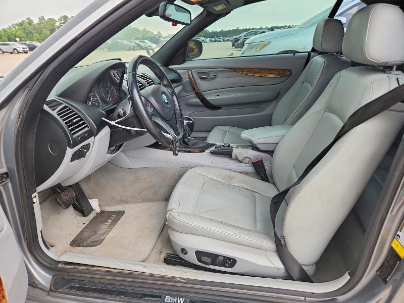 2011 BMW 1 series VIN WBAUN1C51BVH83299 COPART salvage auction — REAR END, TX - SALVAGE VEHICLE TITLE, sold $925 on 2026-07-24 (photo 7)