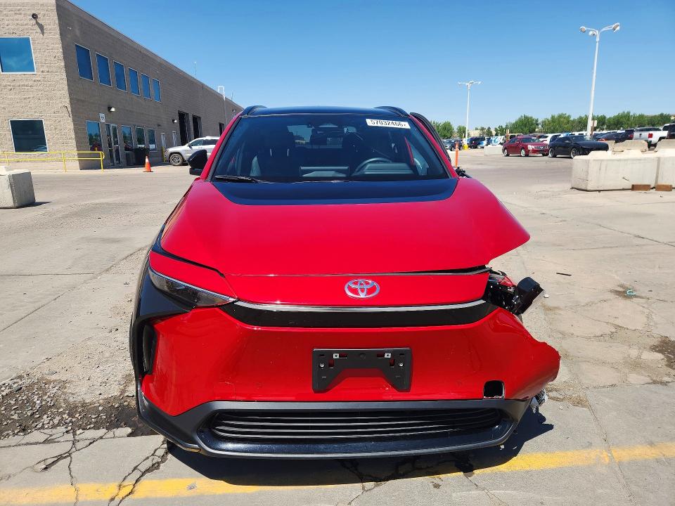 2023 Toyota Bz4x VIN JTMABACA2PA046264 COPART salvage auction — FRONT END, Co - Salvage Title, sold $6,100 on 2026-07-27 (photo 5)